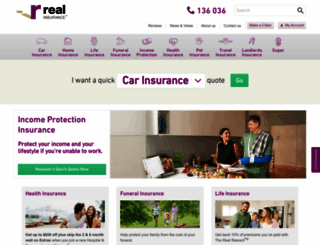 realinsurance.com.au screenshot