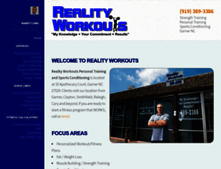 realityworkouts.com screenshot