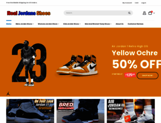 realjordansshoes.com screenshot