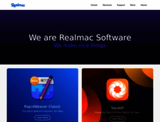 realmacsoftware.com screenshot