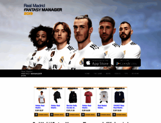 realmadridfantasymanager.com screenshot