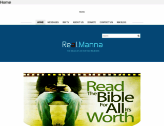 realmanna.org screenshot