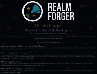 realmforger.com screenshot