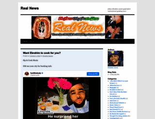 realnewspaper.wordpress.com screenshot