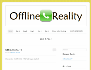 realoffline.wordpress.com screenshot