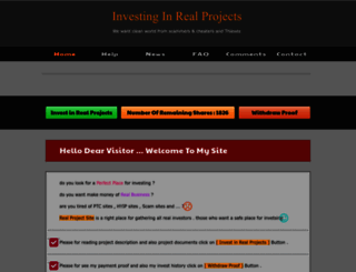 realprojects.webstarts.com screenshot