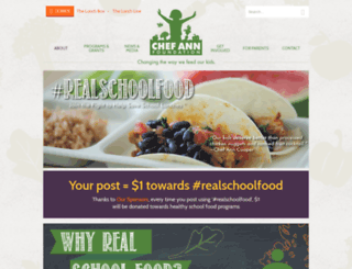 realschoolfood.chefannfoundation.org screenshot