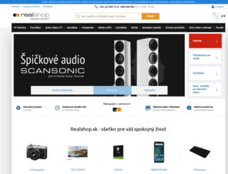realshop.sk screenshot