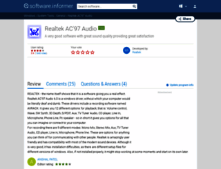realtek-ac-97-audio.informer.com screenshot