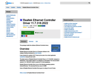 realtek-ethernet-controller-driver.updatestar.com screenshot