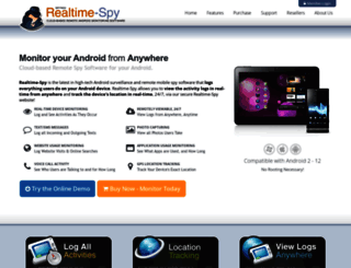 realtime-spy-mobile.com screenshot