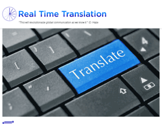 realtimetranslation.net screenshot