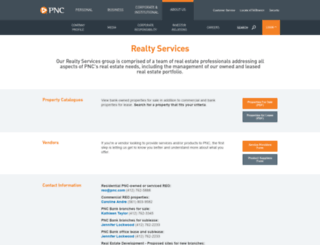 realtyservices.pnc.com screenshot