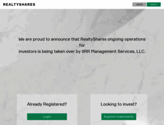 realtyshares.com screenshot