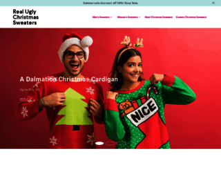 realuglychristmassweaters.com screenshot