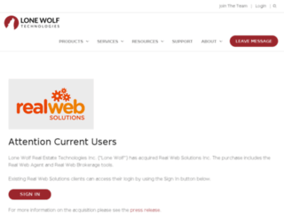 realwebsolutions.com screenshot