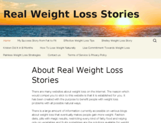 realweightlossstories.com screenshot