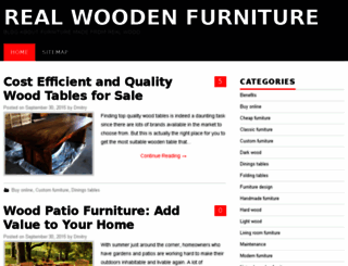 realwoodenfurniture.com screenshot