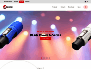 rean-connectors.com screenshot