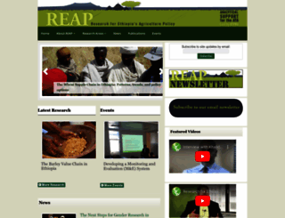 reap.ifpri.info screenshot