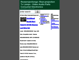 rearprojectiongo.com screenshot