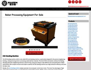 rebarprocessingequipment.com screenshot