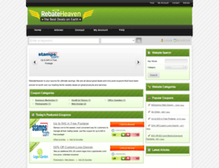 rebateheaven.com screenshot