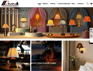 rebeccalightings.com screenshot