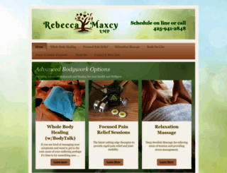 rebeccamaxcy.com screenshot
