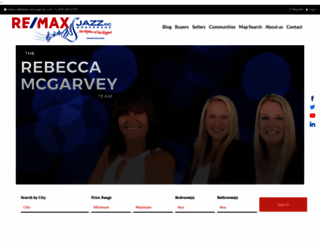 rebeccamcgarvey.com screenshot