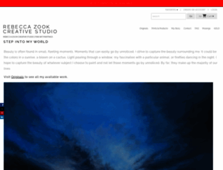 rebeccazook.com screenshot