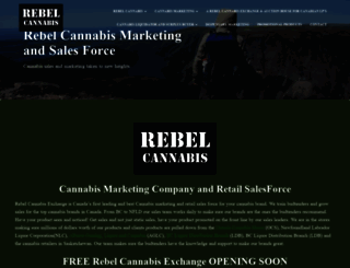 rebelcannabis.ca screenshot