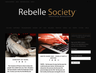 rebellesociety.com screenshot