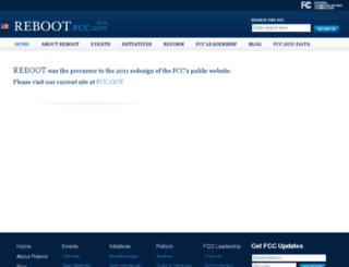 reboot.fcc.gov screenshot