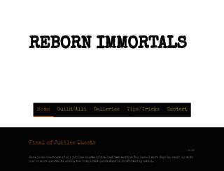 reborn-immortals.jimdo.com screenshot