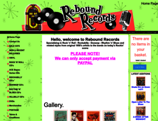 reboundcds.co.uk screenshot