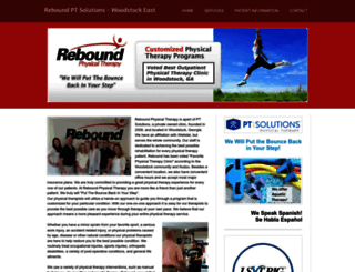 reboundptclinic.com screenshot