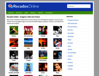 recados-bonitos.com screenshot
