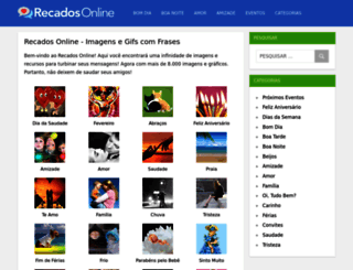 recados-lindos.com screenshot