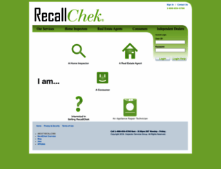 recallchek.com screenshot