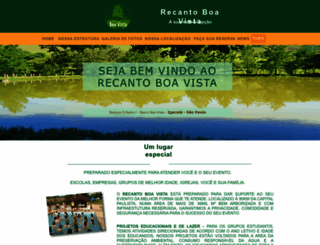 recantoboavista.com.br screenshot