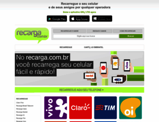 recarga.com.br screenshot