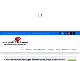 recargaselectronicas.org screenshot