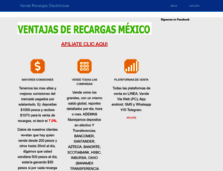 recargasmexico.com.mx screenshot