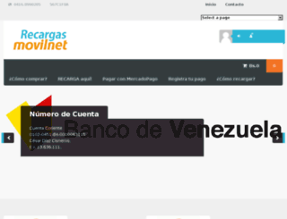 recargasmovilnet.com.ve screenshot