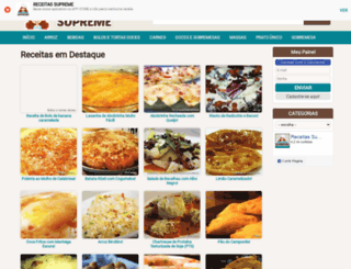 receitassupreme.com.br screenshot