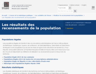 recensement.insee.fr screenshot