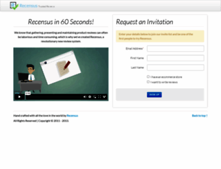 recensus.com screenshot