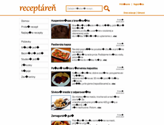 receptaren.sk screenshot