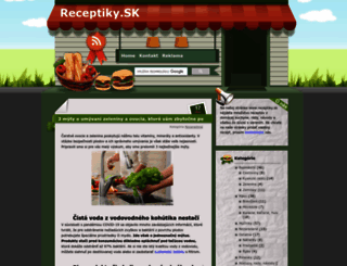receptiky.sk screenshot